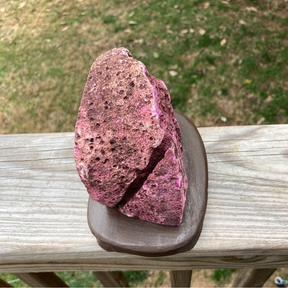 Polished Pink Lavender Natural Agate Geode from Brazil 4.5"  x 5"  x 3" … - Picture 13 of 17